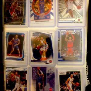 9 CADE CUNNINGHAM ROOKIE CARDS.